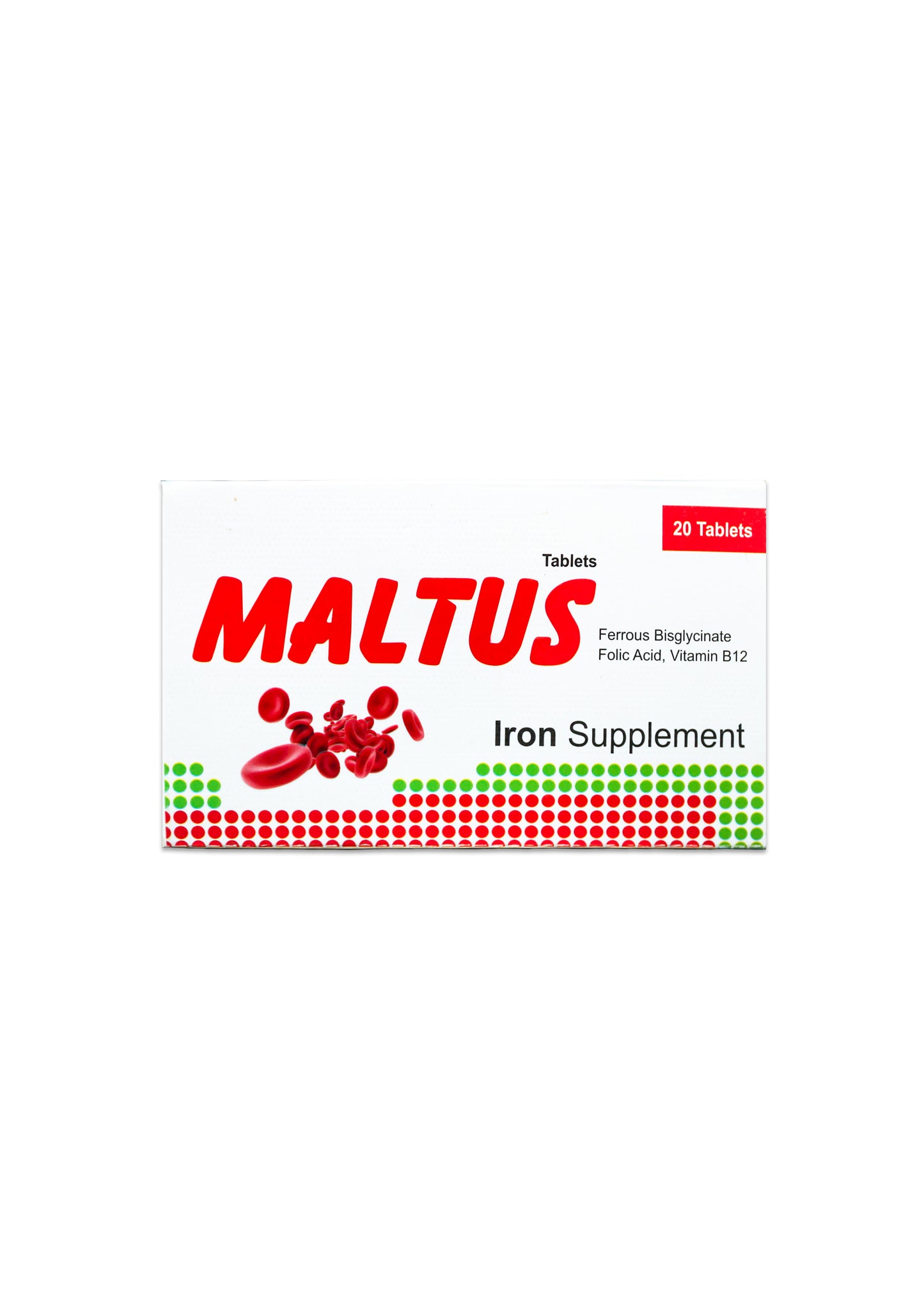 MALTUS 20 Tablets (Iron Supplement)