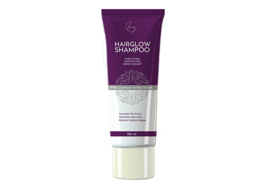 3) Hairglow Shampoo  Medicated Shampoo with Conditioner