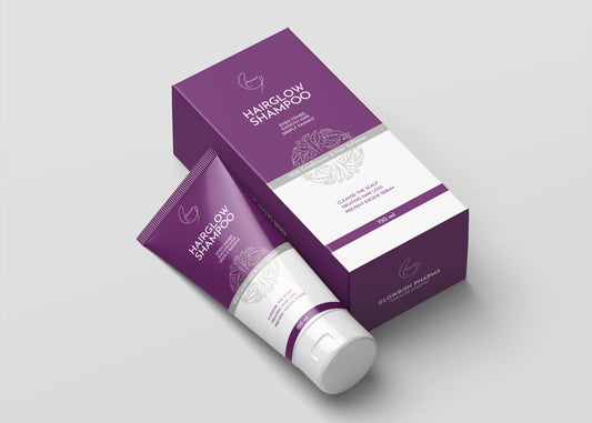3) Hairglow Shampoo  Medicated Shampoo with Conditioner