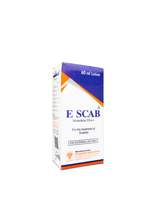 E SCAB Lotion – Permethrin 5% w/v (60ml)
