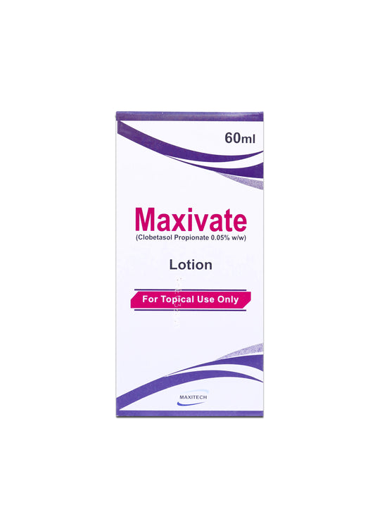 Maxivate (Clobetasol propionate 0.05%w/w) Lotion 60 ml