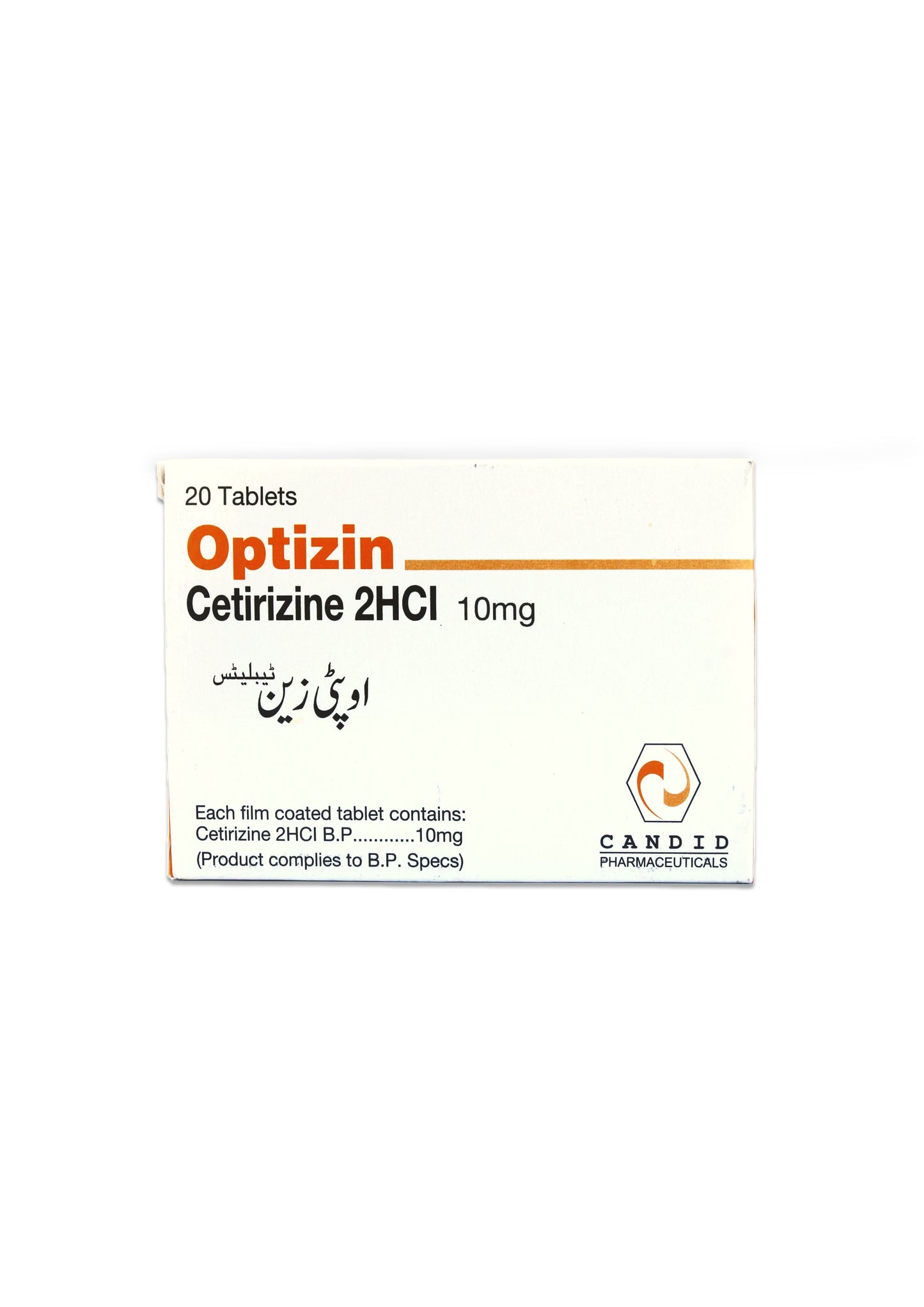Optizin 10mg 20 Tables