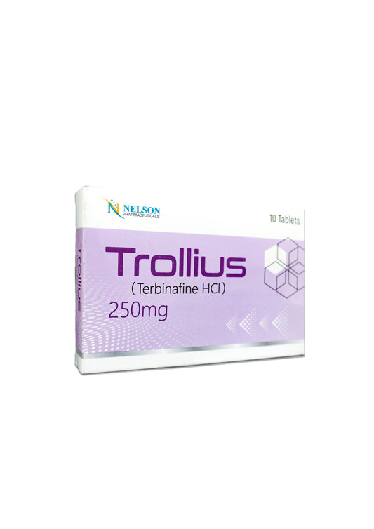 Trollius(Terbinafine HCL) 250mg 10 Tablets